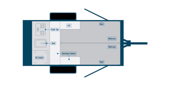 Braxton Creek Bushwhacker - 10HD Floorplan - Travel Trailer RV - 13 ft - 2024 Edition - Image 3