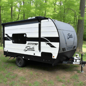 Forest River Shasta Oasis Compact - 16BH Floorplan - Travel Trailer RV - 17 ft - 2025 Edition